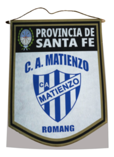 Banderin 40cm Gold Matienzo Romang Santa Fe Matienzo Romang Santa Fe Matienzo Romang Santa Fe