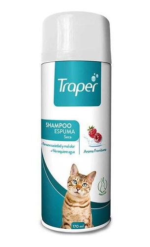 Shampoo Espuma Seca Gato 170 Ml