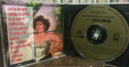 Cd Margarita La Diosa Éxitos Con Su Sonora La Dinamita (Usado)