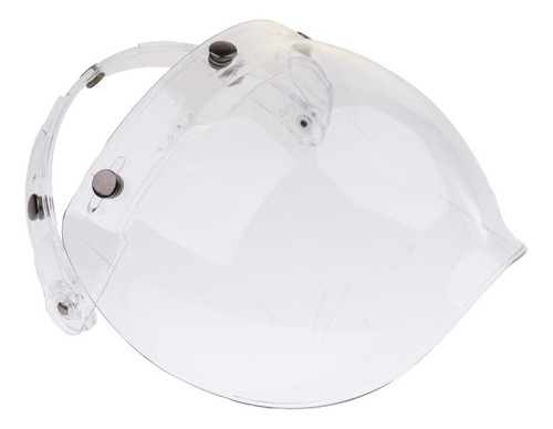 Visor De Casco 3-snap Bubble Protección Demonstable