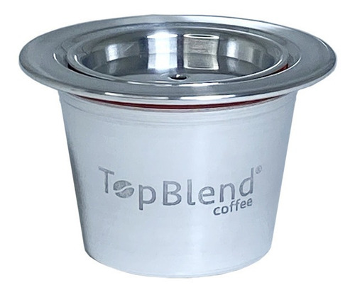 Cápsula Reutilizável Nespresso Vitalícia Topblend Alumínio