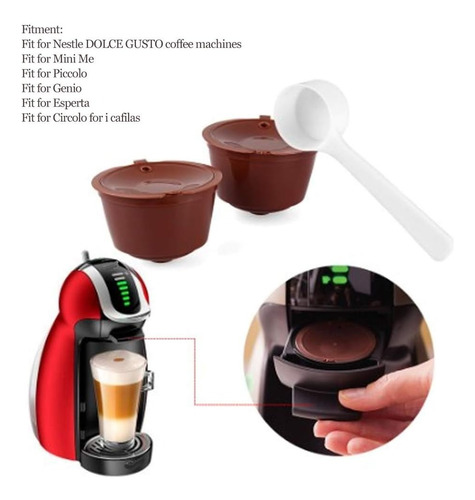 12 Cápsulas Filtro De Café Reutilizables Para Dolce Gusto
