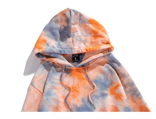Sudadera Con Capucha 85% Algodón Tie Dye Hombres Sudaderas C