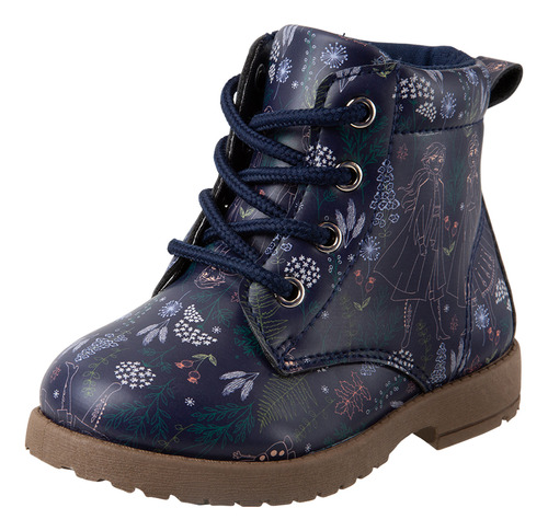 Botines Con Diseño De Flores Para Niña Pequeña