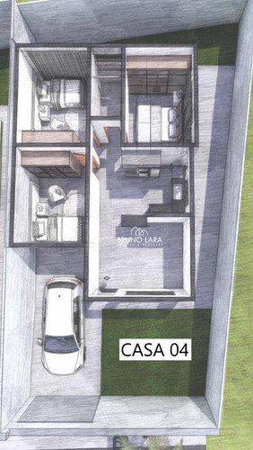 Imagem 13 de 24 de Casa Com 2 Dormitórios À Venda, 55 M² Por R$ 180.000 - Jardim Vila Rica - Igarapé/mg - Ca1087