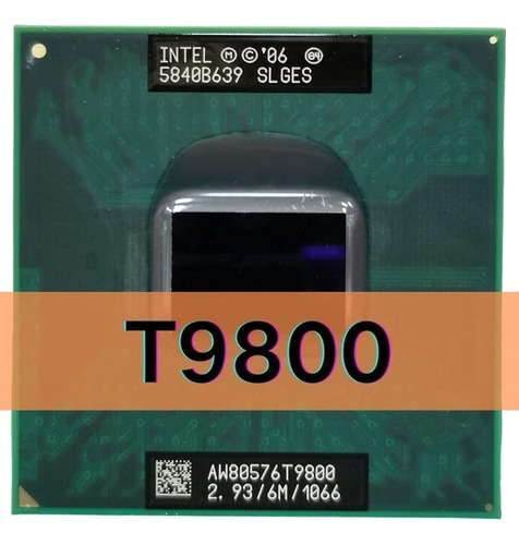 Procesador Intel Core 2 Duo T9800 Slges 