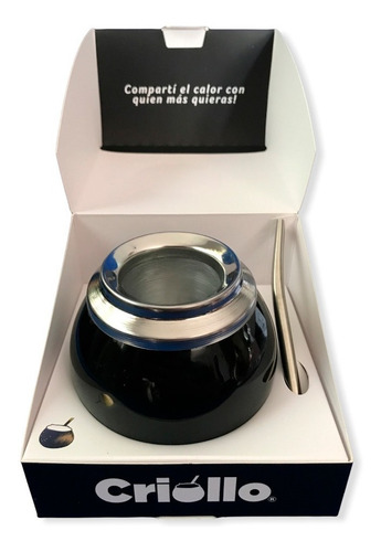 Imagen 2 de 5 de Mate Criollo De Ceramica Cimarron Bombilla En Caja 4 Colores