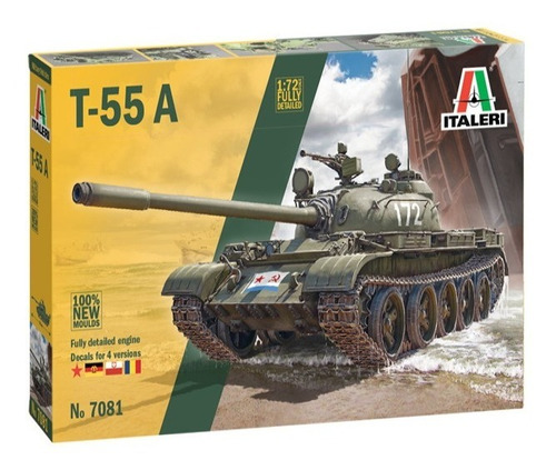 Italeri Kit 7081 T-55a Medium Battle Tank - 1/72