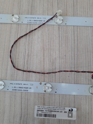 Kit Barra De Led Tv Philco Ph32b51dsgwa (Usado)