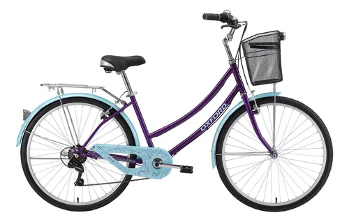 Bicicleta Urbana Rodado 26 Mujer Aro 26 18 Cambios Canasto - Soy Hogar  Muebles