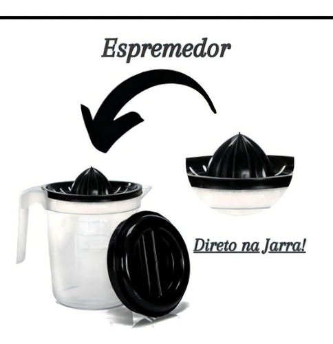 Jarra 1,8 Litro Com Espremedor E Tampa-ercaplast
