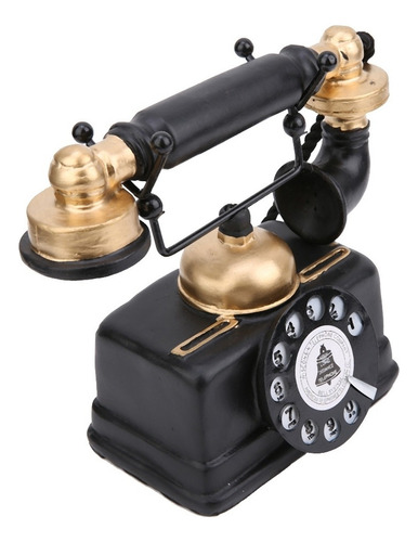 Vintage Retro Telefone Antigo Com Fio Telefone Fixo