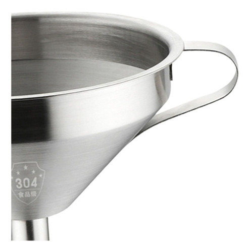 2 Embudo De Cocina De Acero Inoxidable 304 Con Colador,