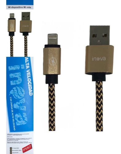 Imagen 2 de 6 de Cable ParaiPhone Lightning Zona Caballito