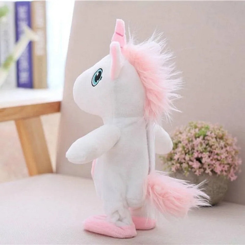 Imagem 3 de 6 de Unicornio Falante Yuni Pelúcia - Repete Tudo - Lindo Bebê