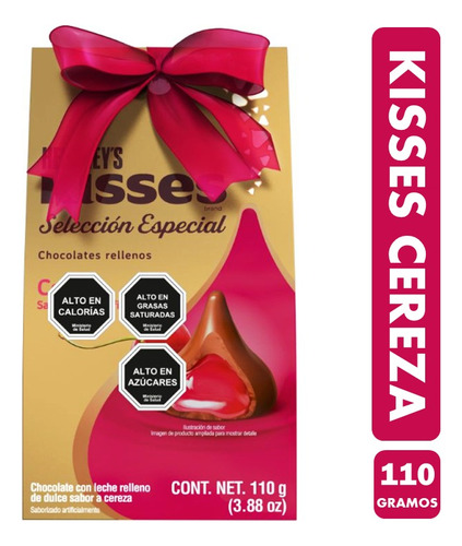 Chocolate Hershey´s Kisses Relleno Sabor Cereza (caja 110gr)