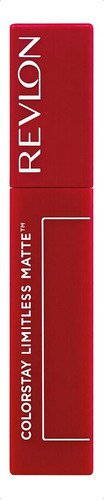 Labial Colorstay Limitless Matte Liquid Lipstick Tono 011 Fire Off Revlon