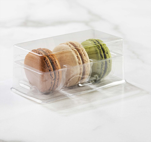 Pastry Chef's Boutique Macarons Transparente Para 3 Base