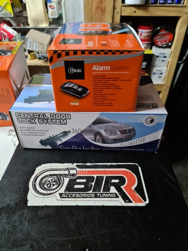 Alarma Microlab + Cierre Centralizado Con Codigo Variable