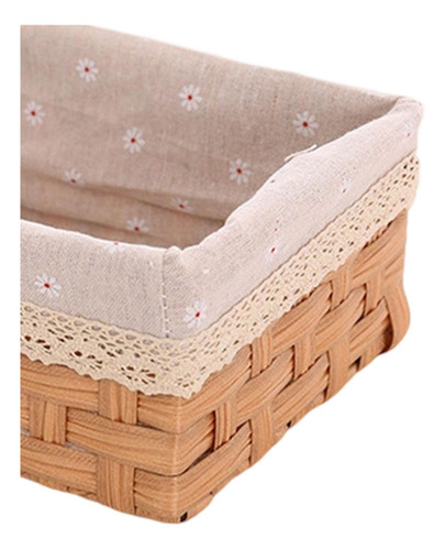 Cesta De Almacenamiento Imitación De Mimbre Cesta S