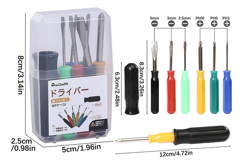 Juego De Destornilladores De Precisión Mini F Tools, Juego D