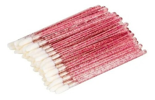 Imagem 2 de 8 de Aplicador De Batom E Gloss Cotonete Descartável 100 Un