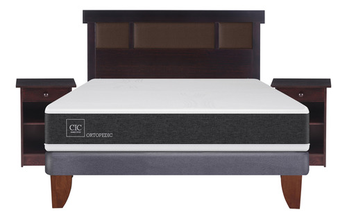 Cama Europea Gris