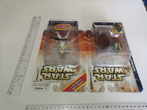 Clone Wars Anakin Skywalker Clone Trooper O Yoda & Commander (Usado)