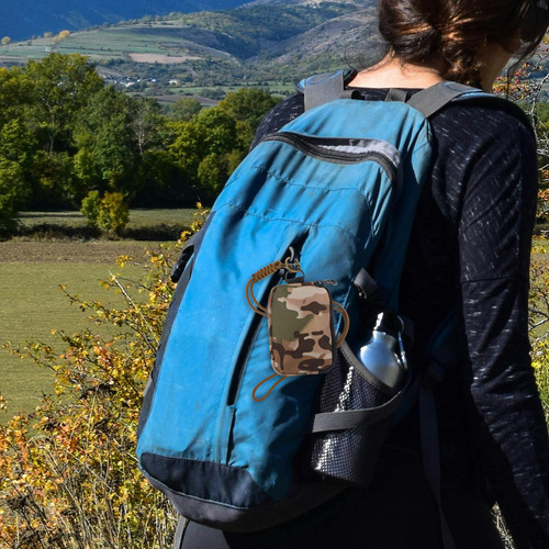Monedero Portage Con Bolsillos Exteriores Con Cremallera Par