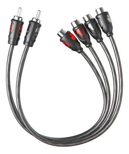 Rockrix Cable Divisor Adaptador En Y De Altavoz De Audio Rca