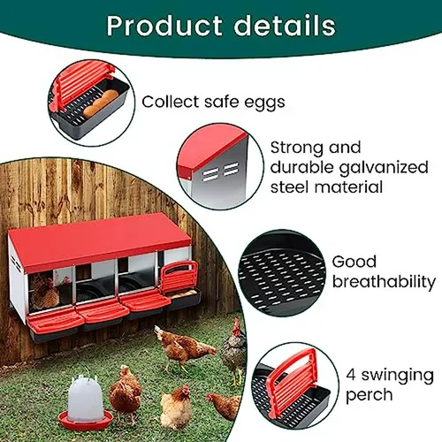 Nido De Gallina Para Huevos, Compatible Con Gallinas.
