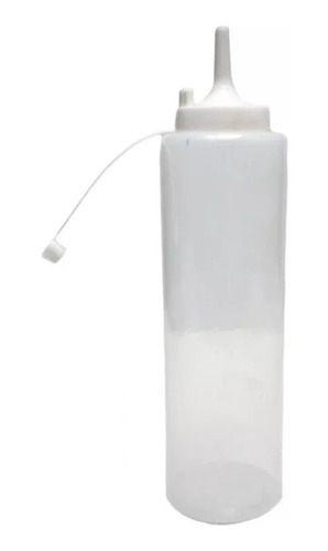 Imagen 2 de 6 de Pomo Aderezo Mostacero Transparente Pico Gastronómico 23x6cm