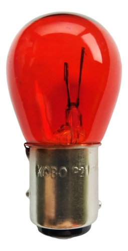 Lampara Halogena Kobo P21/5w 12v 2 Polos Posicion Stop Red