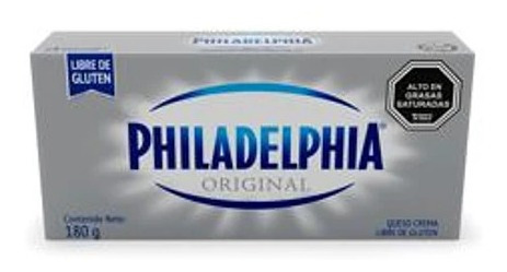 Queso Crema Philadelphia Soprole 180gr(2uni)super
