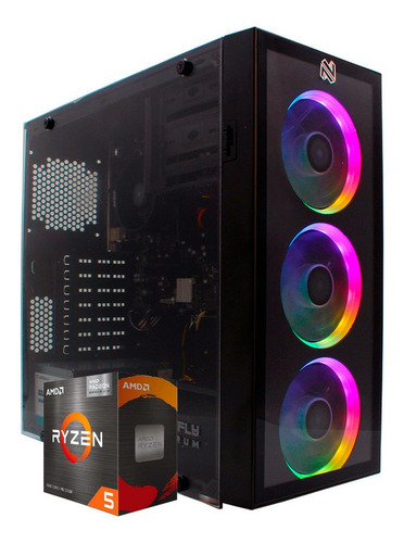 Imagen 1 de 8 de Computadora Gamer Ryzen 5 16gb 240gb Sdd + 1tb Hdd Wifi Msi