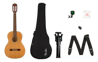 Paquete De Guitarra Acustica Fender Fa-15n ¾ Natural