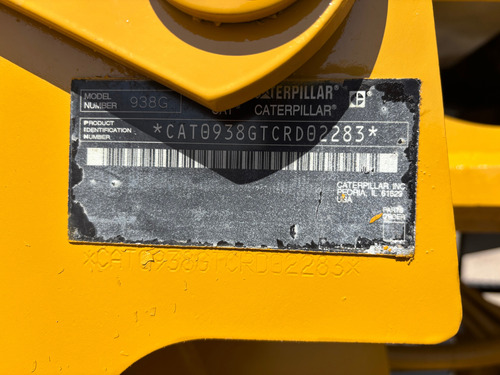 Cargador Frontal Caterpillar 938g Series 2