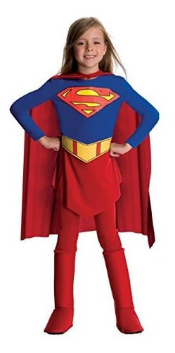 Disfraz De Supergirl Para Niño - Mediano