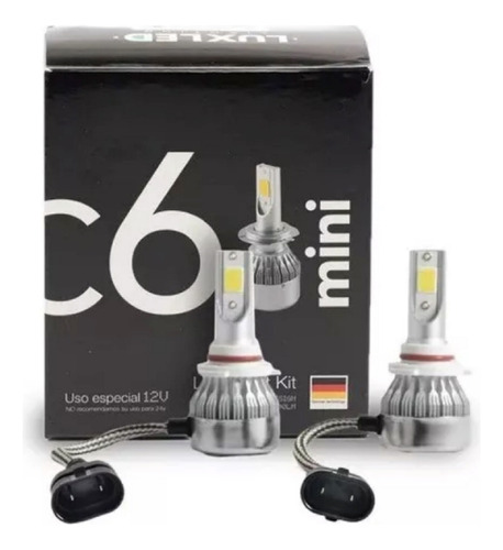 Kit Lámparas Cree Led 9005 C6 40000 Lúmenes Alta Gama