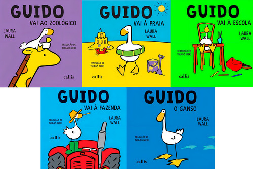 Coleção De Livros Guido 5 Vol Editora Callis, De Laura Wall., Vol. 1. Editorial Callis, Capa Mole Em