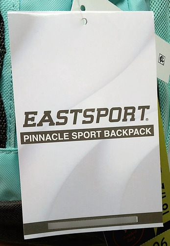Mochila Eastsport Unisex Pinnacle Sport Para Portátil De 19' Color Agua Diseño De La Tela Poliéster