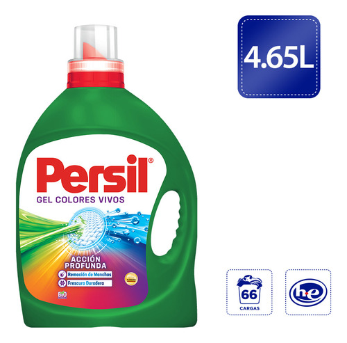 Persil detergente líquido colores vivos 4.65L