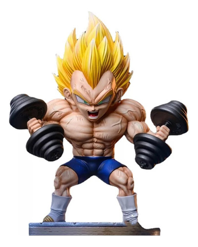 Figura Juguete Dragon Ball Vegeta Para Culturismo Muscle 1