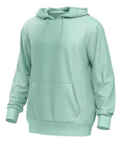 Buzo Deportivo Hombre Adulto Verde Menta Hoodie