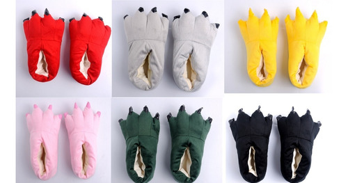 Kigurumi Pijama Pantuflas Traje Animales Algodon Garras