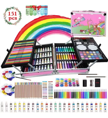 Kit De Dibujo Colores Profesional Marcadores Plumones/151pcs