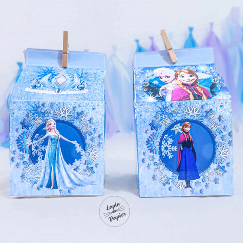 Caja Milk 3d Milkbox - Frozen