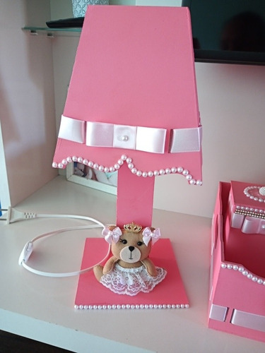Imagem 5 de 5 de Kit Higiene Mdf Decorado Em Feltro