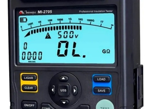 Megôhmetro Digital 5kv Minipa Mi-2705 C/ Nf Original
