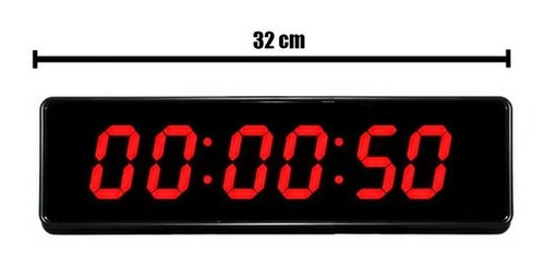 Imagen 2 de 8 de Reloj Digital Pared Led Jh120 Con Cronometro Control Remoto